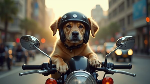 Casque de moto pour chien : rouler à deux en toute sécurité avec son compagnon