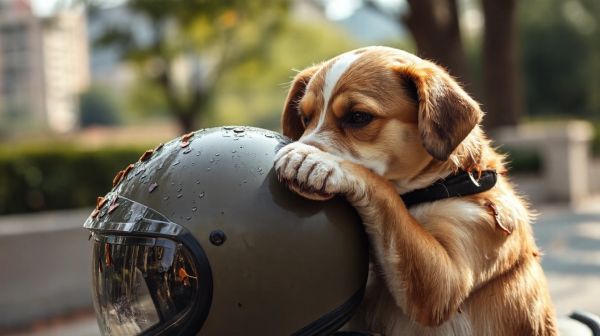 Top casques de moto pour chiens : sécurité et confort d'abord